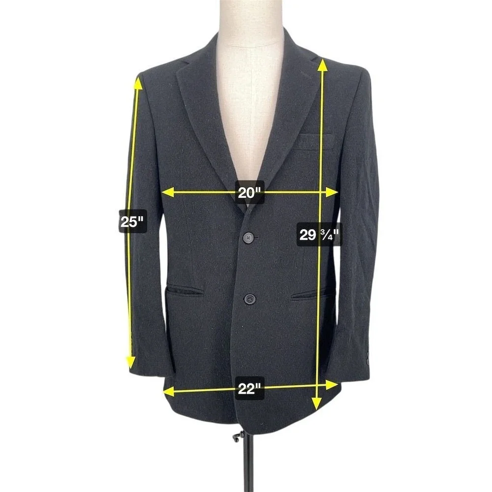 Jos A‎ Bank Men's Gray 100% Camel Hair Blazer 37R Two Button Tailored Jacket